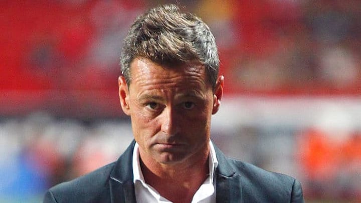 Diego Cocca en un partido entre León y Xolos de Tijuana.