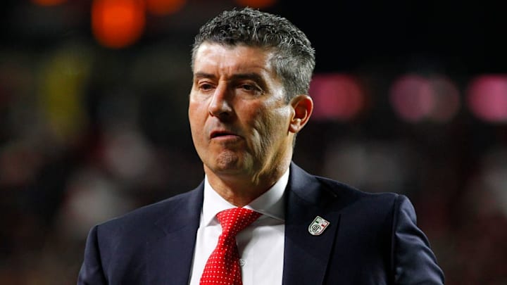 José Manuel de la Torre en un partido de Copa entre Xolos y Toluca.