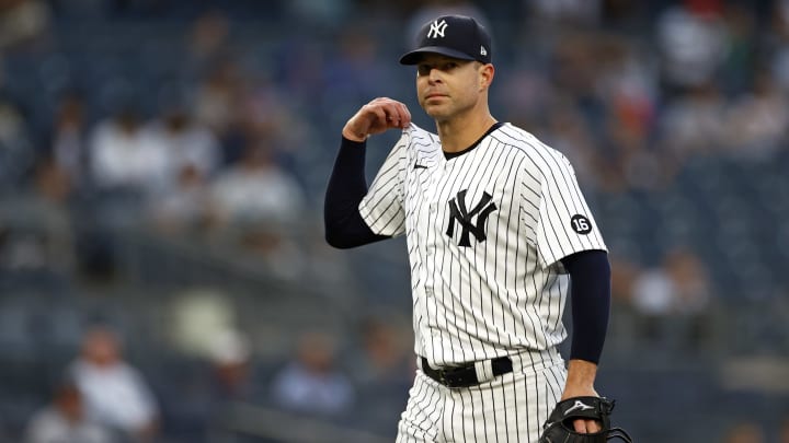 Corey Kluber lanzó tres entradas antes de salir del juego del martes de los Yankees