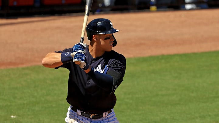 Aaron Judge busca su primer jonrón en la pretemporada de 2021 con los Yankees