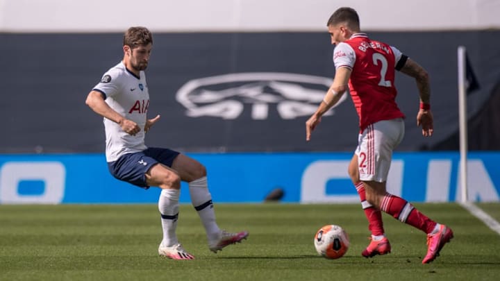 Hector Bellerin lors du derby londonien face à Tottenham