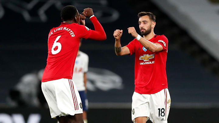 Bruno Fernandes và Paul Pogba có lần đầu tiên đá cùng nhau trên sân Bruno Fernandes và Paul Pogba có lần đầu tiên đá cùng nhau trên sân