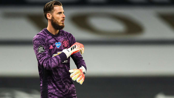 David De Gea sur la pelouse du Tottenham Hotspur Stadium