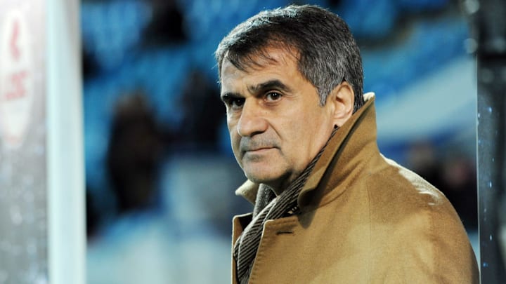 Trabzonspor's Turkish coach Senol Gunes
