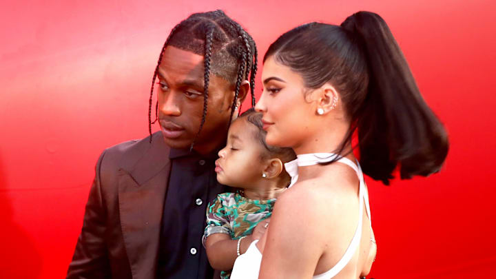 Kylie Jenner and Travis Scott were seen strolling around Laguna Beach. Kylie Jenner and Travis Scott were seen strolling around Laguna Beach.