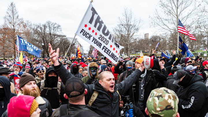 Trump Supporters Hold "Stop The Steal" Rally In DC Amid Ratification Of Presidential Election