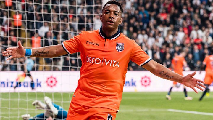 Robinho'nun gol sevinci Robinho'nun gol sevinci