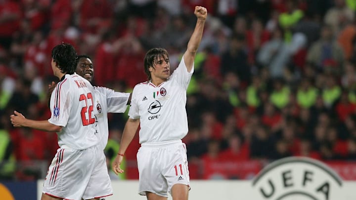 Hernan Crespo Clarence Seedorf Kaka Milan Liverpool Champions League