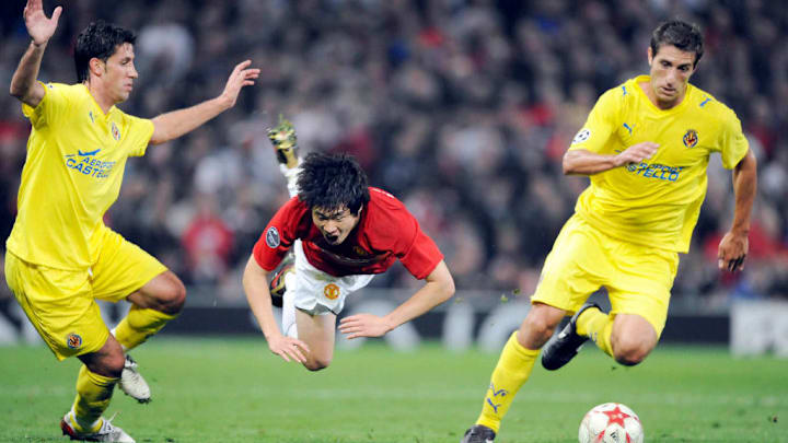 UEFA Champions League Manchester United v Villarreal at Old Trafford 