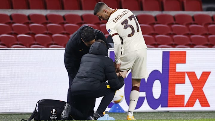 L'infortunio di Spinazzola ad Amsterdam L'infortunio di Spinazzola ad Amsterdam