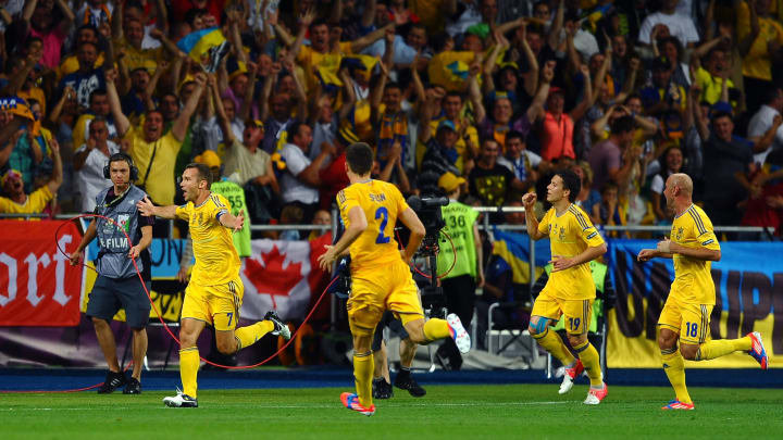 Ucrania está en unos cuartos de la Eurocopa por primera vez
