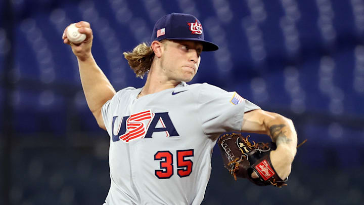 Shane Baz jugó con Estados Unidos en Tokio 2020