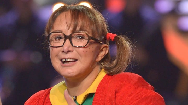 María Antonieta de las Nieves interpretando su clásico personaje de La Chilindrina María Antonieta de las Nieves interpretando su clásico personaje de La Chilindrina