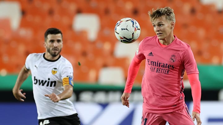 Martin Odegaard a effectué son retour face à Valence. Martin Odegaard a effectué son retour face à Valence.