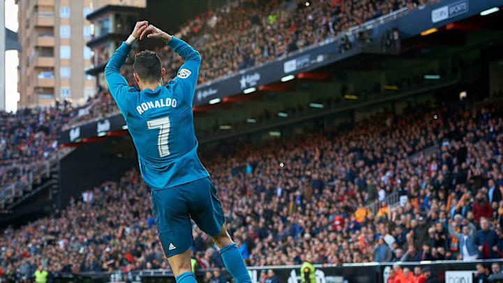 Mestalla ha visto más de una celebración de Cristiano