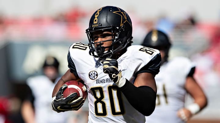 Vanderbilt tight end Jared Pinkney