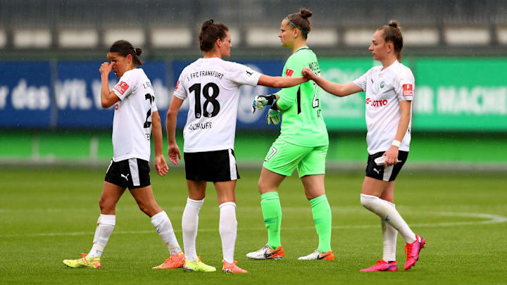 Las jugadoras del FFC Frankfurt se disputan la Bundesliga ante el Wolsfburgo cada año