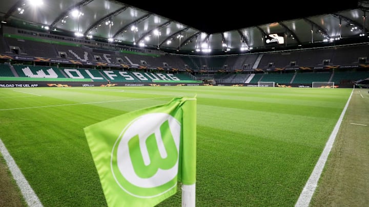 Die Volkswagen-Arena in Wolfsburg.