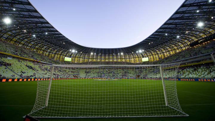 Das Stadion Miejski in Danzig.