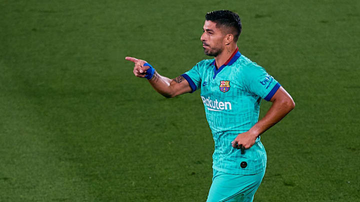 Luis Suárez con el club culé