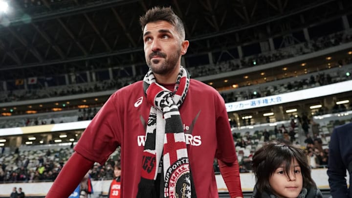 Villa disputó 29 partidos en Japón