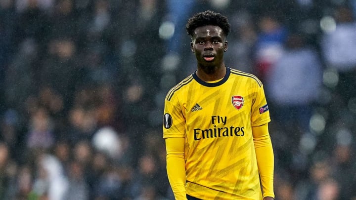 Buyako Saka avec Arsenal en Europa League