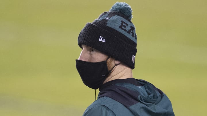 Philadelphia Eagles quarterback Carson Wentz is earning serious trade interest around the league. Philadelphia Eagles quarterback Carson Wentz is earning serious trade interest around the league.