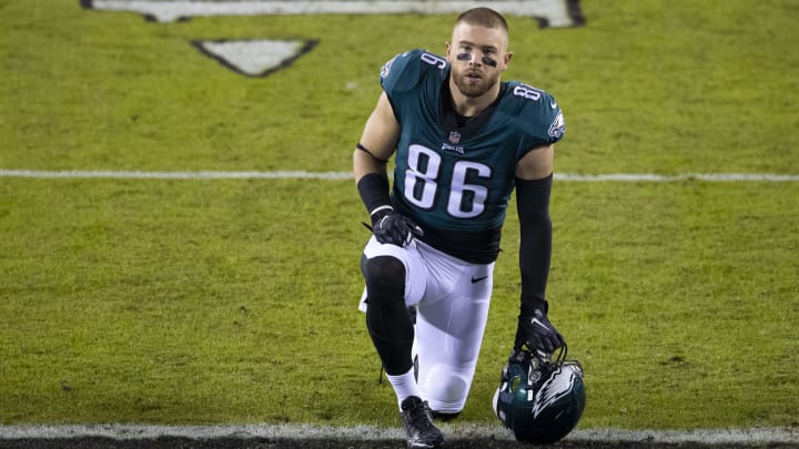 Three of the most likely trade destinations for Philadelphia Eagles tight end Zach Ertz.