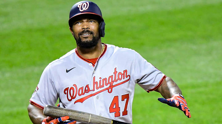 Howie Kendrick fue un valioso jugador en el campeonato de Serie Mundial de los Nacionales en 2019