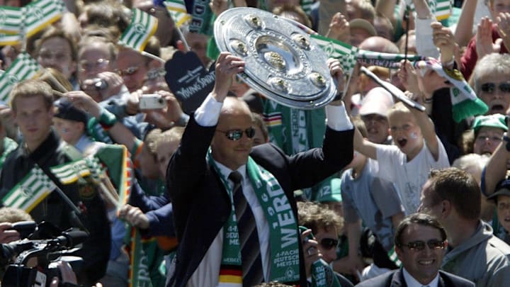 2004 gewann Thomas Schaaf mit Werder das Double