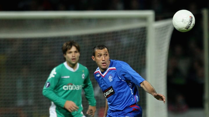 Hemdani's final ever Rangers appearance came in the UEFA Cup final