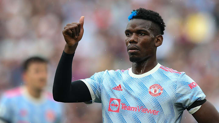 Paul Pogba avec Manchester United cette saison Paul Pogba avec Manchester United cette saison