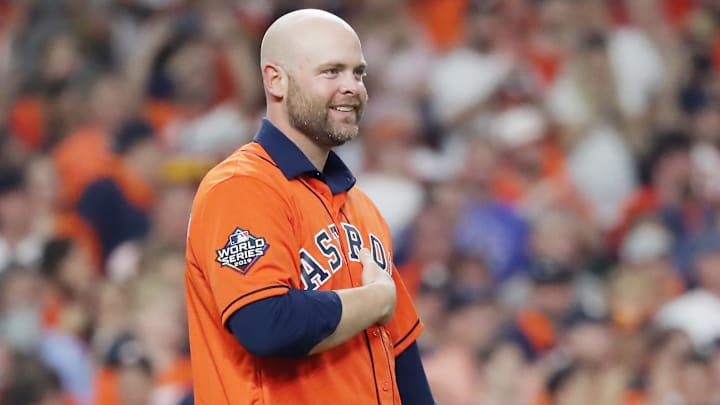 Brian McCann fue uno de los veteranos parte del campeonato de Serie Mundial en 2017 de los Astros