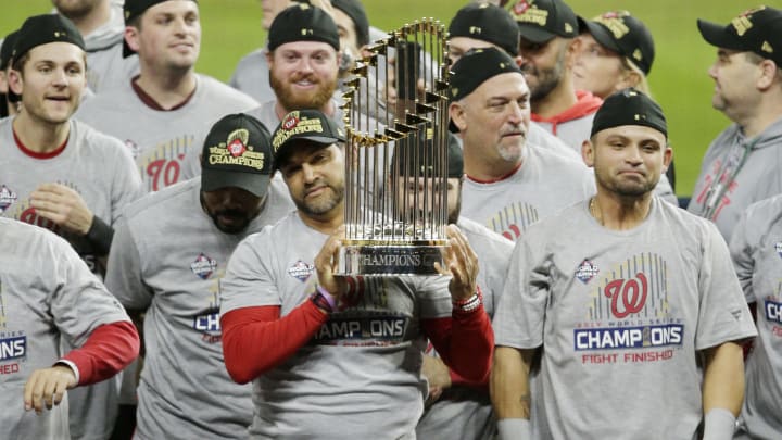 Washington Nationals' manager Davey Martinez: World Series winner