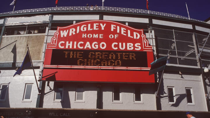 Wrigley Field desolado en tiempos de cuarentena