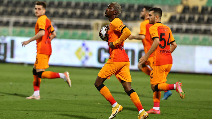 Galatasaray oyuncularının gol sevinci Galatasaray oyuncularının gol sevinci