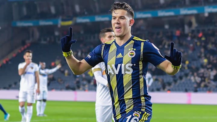 Ferdi Kadıoğlu'nun gol sevinci Ferdi Kadıoğlu'nun gol sevinci