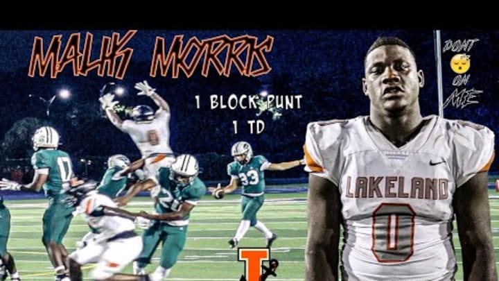 😴🏈🔥Don't Sleep On Me Player Of The Game Highlights Malik Morris Lakeland Vs Miami Central 🔥🏈😴