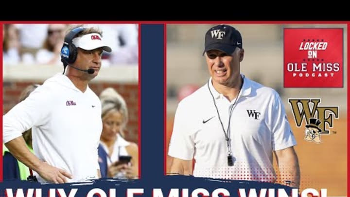 🔵🔴Why Ole Miss beats Wake Forest | Jaxson Dart will put up Heisman Numbers | Ole Miss Rebels Podcast