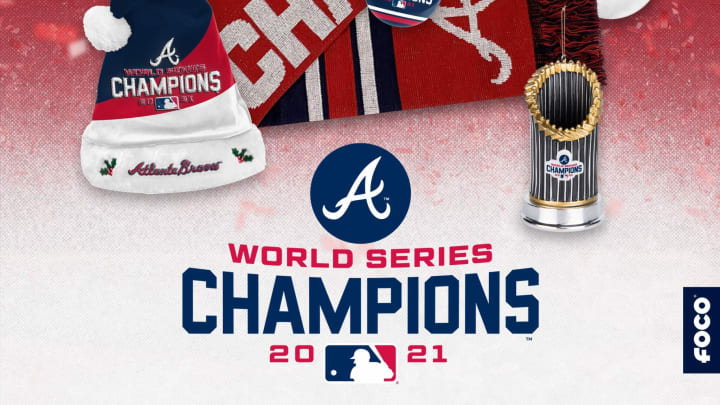 Official Atlanta Braves 2021 World Series Champions Bobbleheads