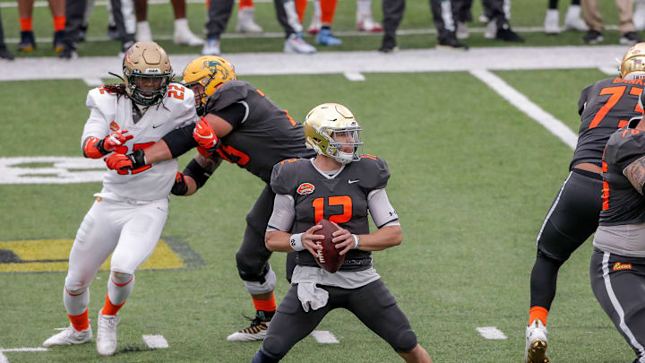 Notre Dame Football star Ian Book.  (Photo by Don Juan Moore/Getty Images)