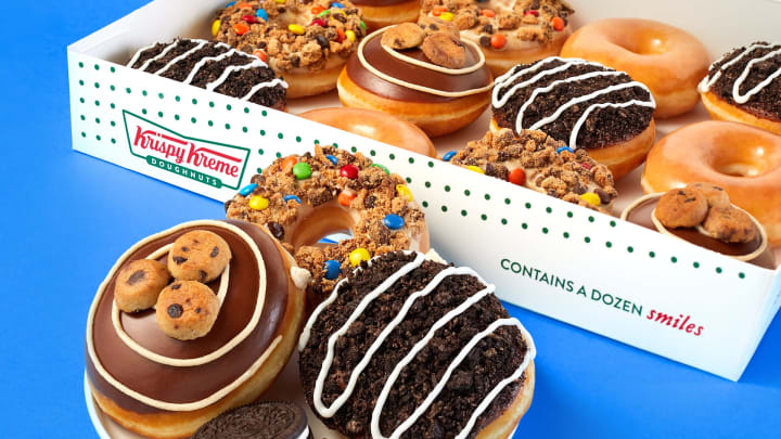 Krispy Kreme Cookie Blast doughnut collection