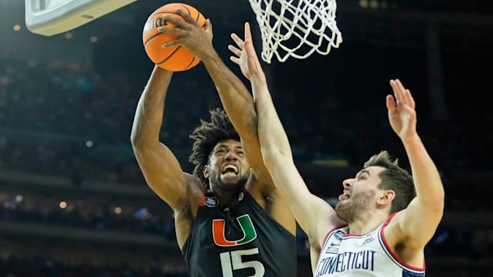 NCAA Basketball Miami (Fl) Hurricanes forward Norchad Omier Bob Donnan-USA TODAY Sports