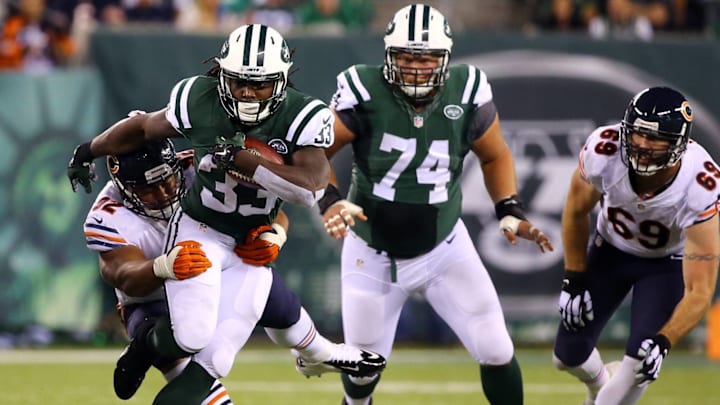 EAST RUTHERFORD, NJ – SEPTEMBER 22: Chris Ivory (Photo by Al Bello/Getty Images)