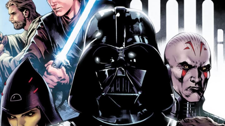 Star Wars #25, written by Charles Soule with four stories illustrated by Ramon Rosanas, Giuseppe Camuncoli, Will Sliney, and Phil Noto, and a cover by Carlo Pagulayan, Jason Paz, and Rachelle Rosenberg. Image courtesy StarWars.com