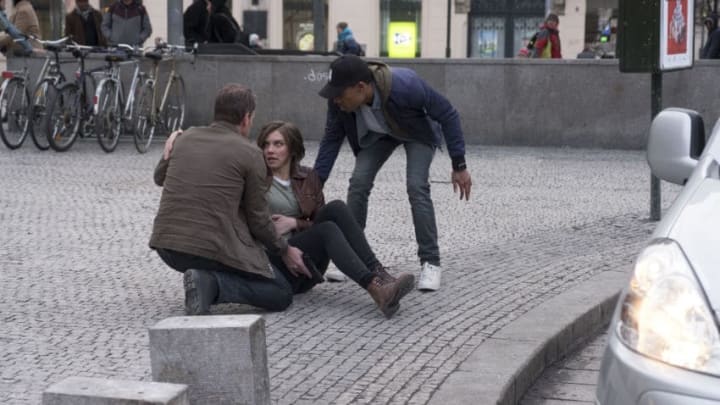WHISKEY CAVALIER - "Pilot" - Following an emotional breakup, tough but tender FBI super-agent Will Chase (code name: "Whiskey Cavalier") is assigned to work with badass CIA operative Frankie Trowbridge (code name: "Fiery Tribune"). Together, they must lead an inter-agency team of flawed, funny and heroic spies who periodically save the world - and each other - while navigating the rocky roads of friendship, romance and office politics, on the season premiere of "Whiskey Cavalier," airing WEDNESDAY, FEB. 27 (10:00-11:00 p.m. EST), on The ABC Television Network. (ABC/Larry D. Horricks)LAUREN COHAN, TYLER JAMES WILLIAMS