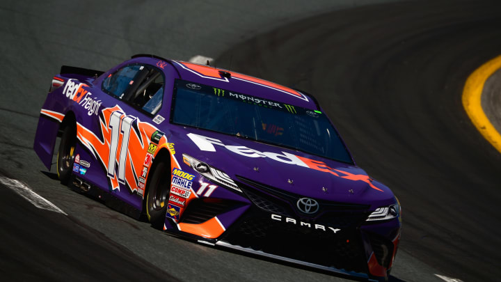 LOUDON, NH – JULY 20: Denny Hamlin, driver of the #11 FedEx Freight Toyota (Photo by Robert Laberge/Getty Images)