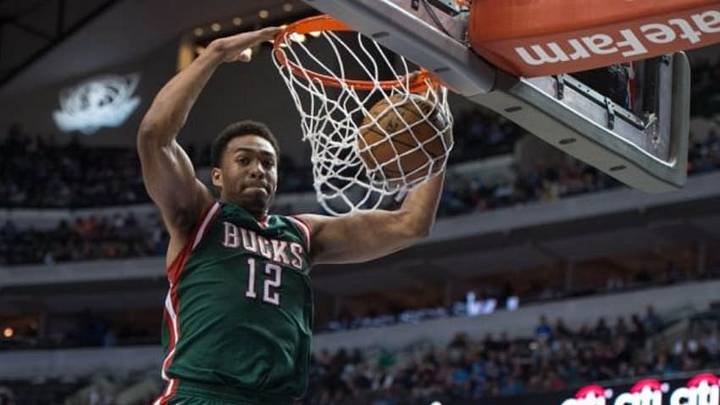Dec 7, 2014; Dallas, TX, USA; Milwaukee Bucks forward Jabari Parker (12) dunks the ball during the second half against the Dallas Mavericks at the American Airlines Center. The Mavericks defeated the Bucks 125-102. Mandatory Credit: Jerome Miron-USA TODAY Sports Dec 7, 2014; Dallas, TX, USA; Milwaukee Bucks forward Jabari Parker (12) dunks the ball during the second half against the Dallas Mavericks at the American Airlines Center. The Mavericks defeated the Bucks 125-102. Mandatory Credit: Jerome Miron-USA TODAY Sports