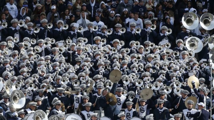 STATE COLLEGE, PA - NOVEMBER 11: The Penn State Blue Band performs during the game against the Rutgers Scarlet Knights at Beaver Stadium on November 11, 2017 in State College, Pennsylvania. (Photo by Justin K. Aller/Getty Images)