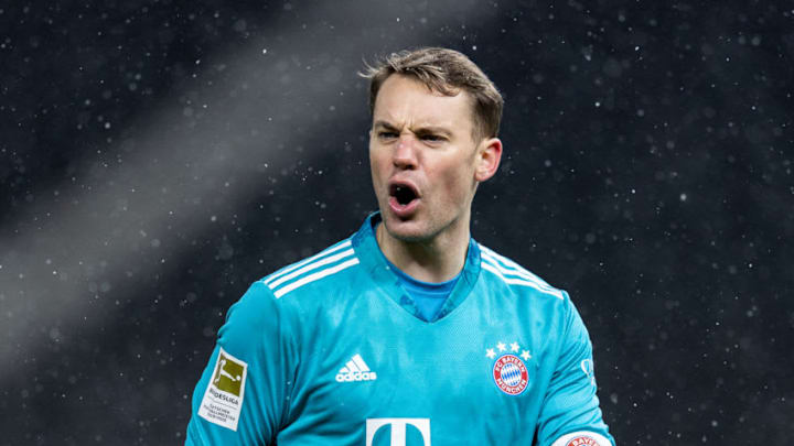 Bayern Munich captain Manuel Neuer was in sublime touch against Hertha Berlin. (Photo by Boris Streubel/Getty Images)